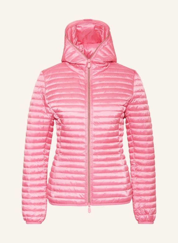 SAVE THE DUCK Quilted jacket IRIS ALEXA PINK