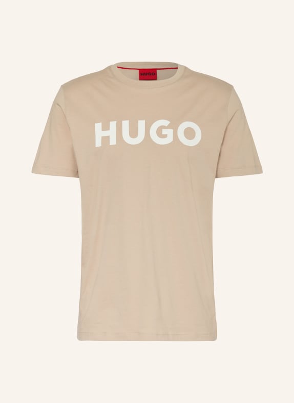 HUGO T-Shirt DULIVIO BEIGE