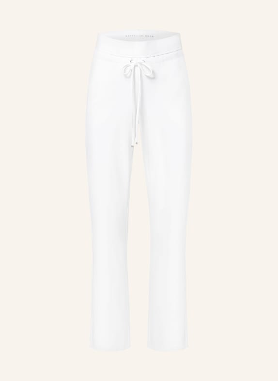 RAFFAELLO ROSSI Jersey pants CANDICE in jogger style WHITE