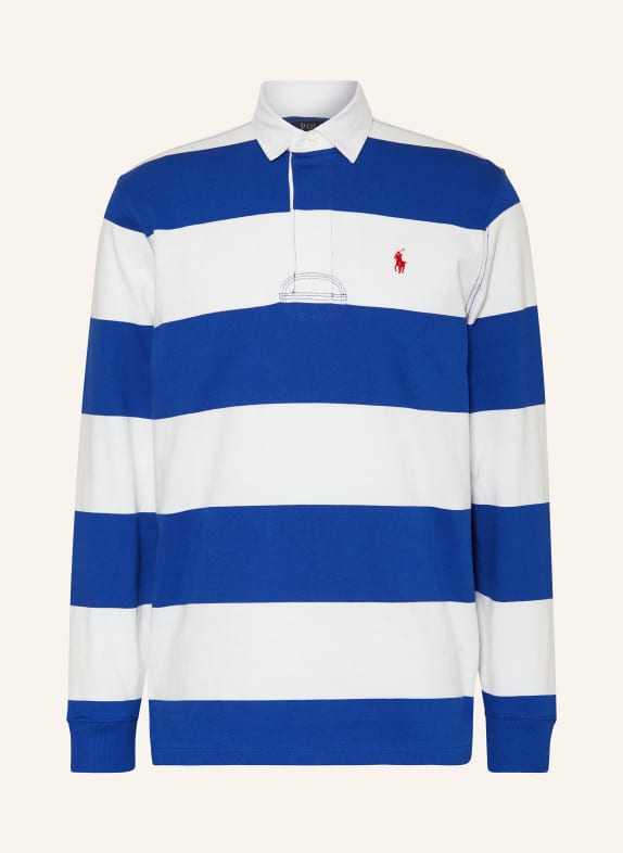 POLO RALPH LAUREN Rugby shirt classic fit BLUE/ WHITE