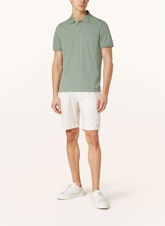 GANT Piqué-Poloshirt Regular Fit DUNKELGRÜN