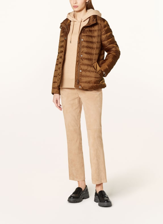 GANT Lightweight down jacket BROWN