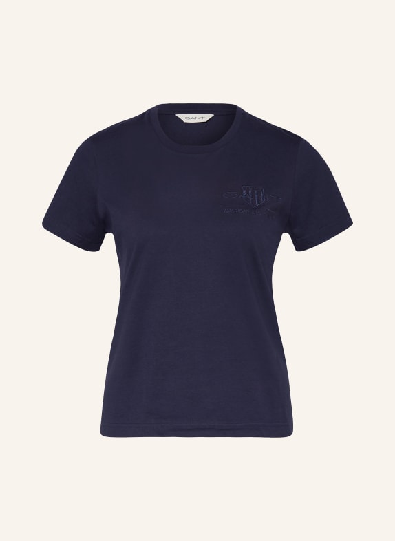 GANT T-shirt GRANATOWY