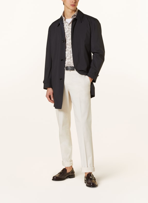 Brioni mantel DONKERBLAUW