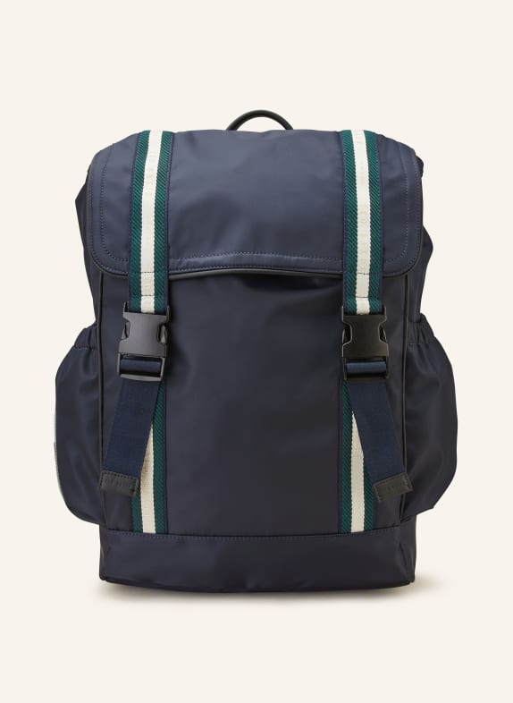 TED BAKER Plecak MATEW z kieszenią na laptop GRANATOWY