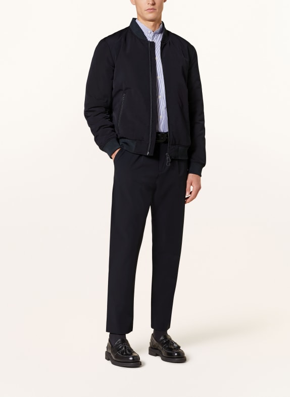 PAUL Chino cropped tapered fit DONKERBLAUW