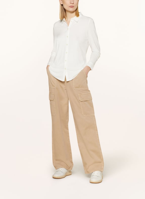 Marc O'Polo Overhemdblouse van jersey WIT
