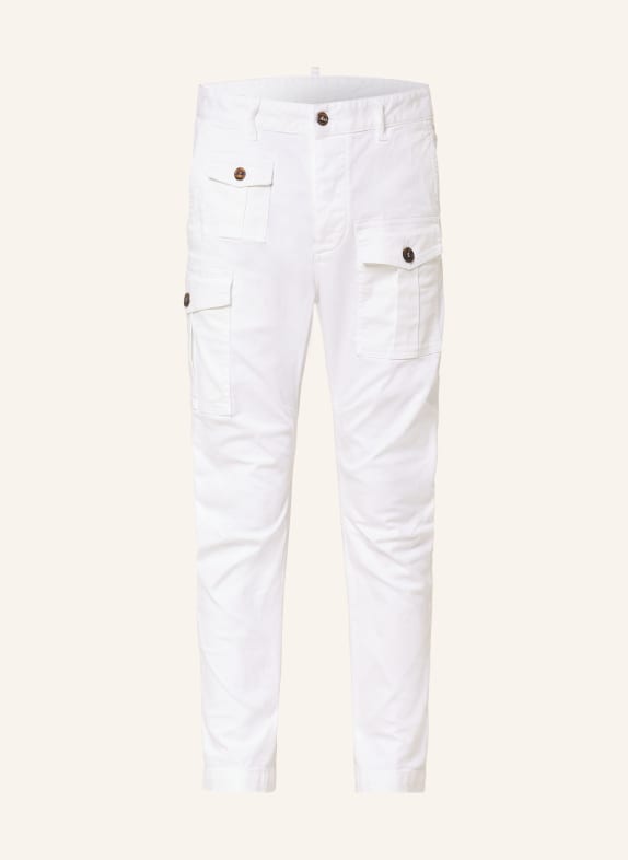 DSQUARED2 Cargohose Sexy Cargo Fit WEISS
