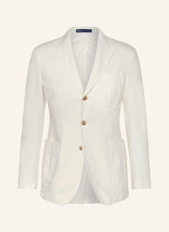 POLO RALPH LAUREN Tailored jacket extra slim fit with linen WHITE
