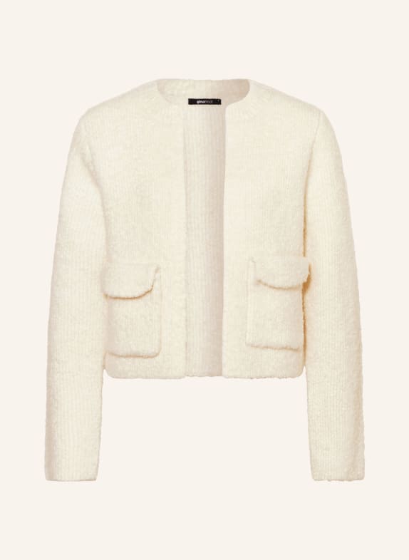 Knitted zip sweater - White - Women - Gina Tricot