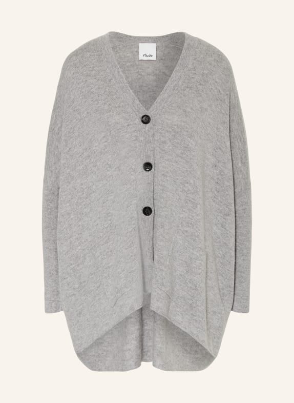 ALLUDE Cardigan with cashmere GRAY