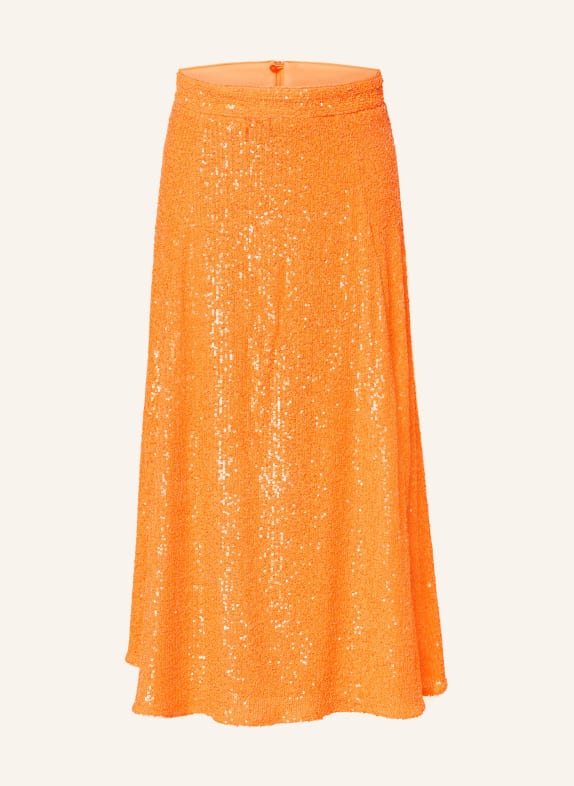 lilienfels Skirt with sequins ORANGE