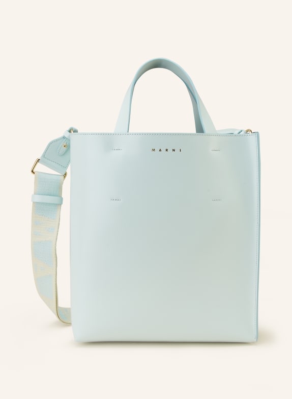 MARNI Shoppers MUSEO SOFT SMALL TURQUOISE