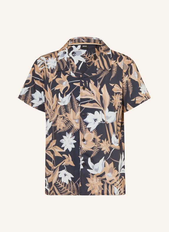 BOSS Resort shirt regular fit BEIGE/ GRAY/ WHITE