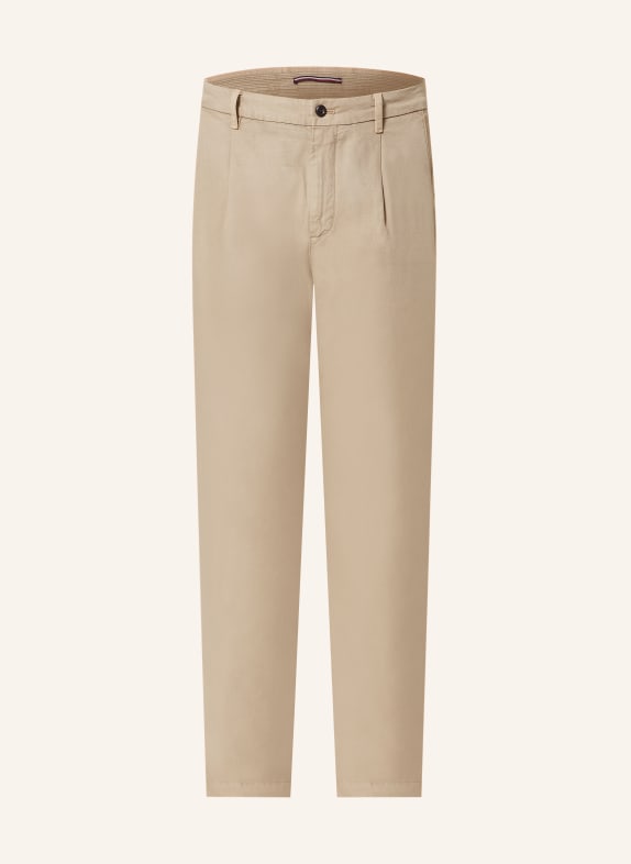TOMMY HILFIGER Chinos relaxed tapered fit LIGHT BROWN