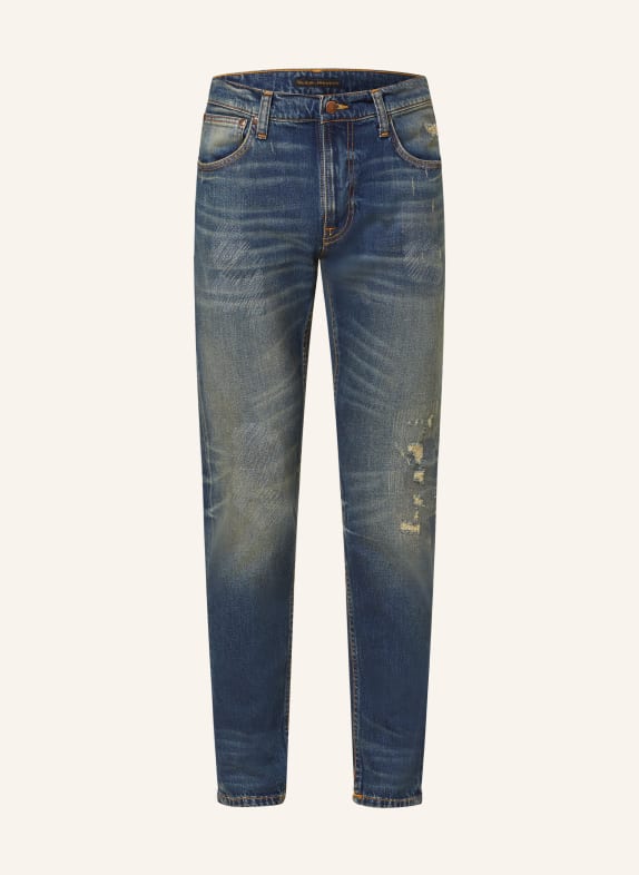 Nudie Jeans Jeansy w stylu destroyed LEAN DEAN slim fit YESTERDAYS NEWS