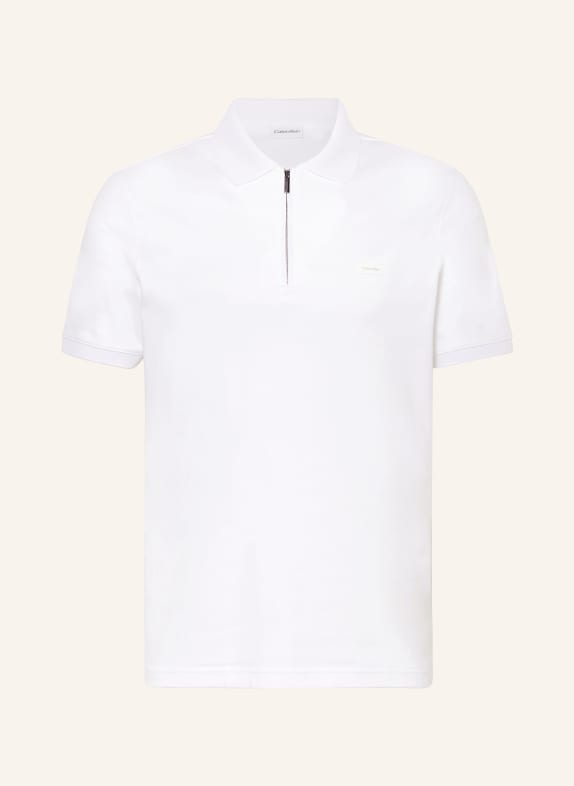 Calvin Klein Jersey-Poloshirt WEISS