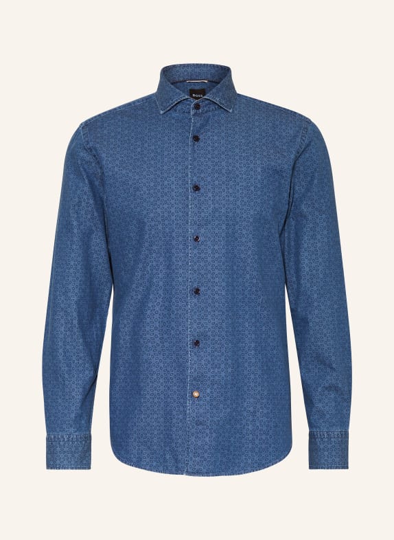 BOSS Shirt HAL casual fit BLUE