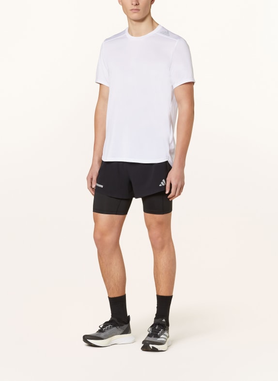 adidas 2-in-1 hardloopshort ULTIMATE ADIDAS ZWART