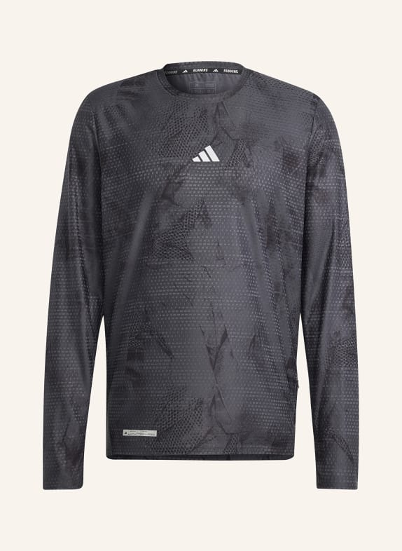 adidas Koszulka do biegania ULTIMATE CZIEMNOSZARY/ CZARNY