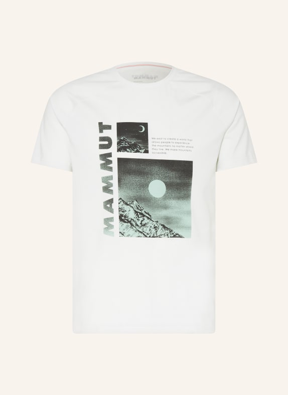 MAMMUT T-Shirt MOUNTAIN DAY AND NIGHT WEISS/ MINT/ SCHWARZ