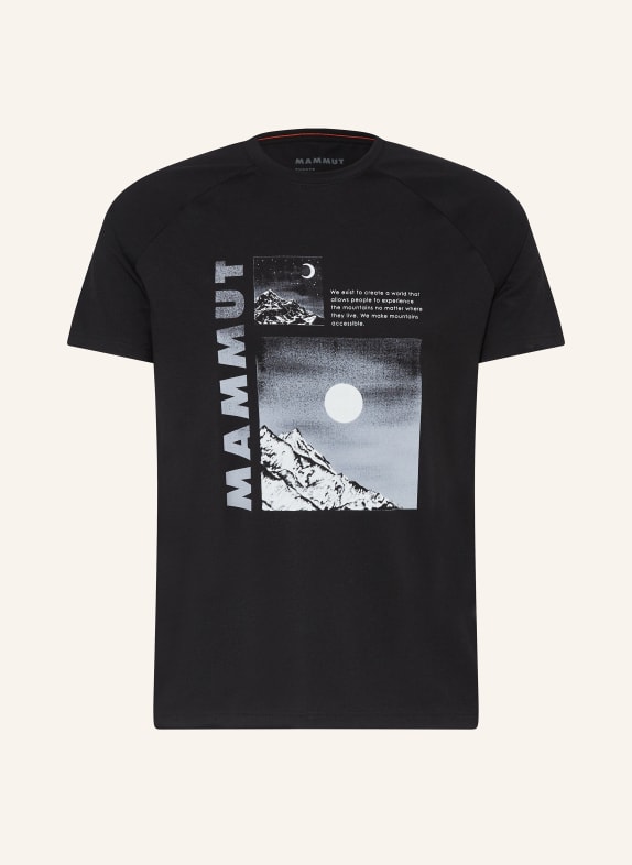 MAMMUT T-Shirt MOUNTAIN DAY AND NIGHT SCHWARZ/ GRAU/ WEISS