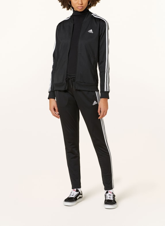 Adidas anzug damen schwarz sales