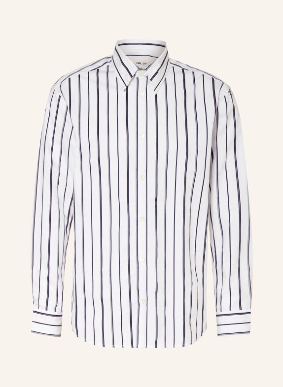 NN.07 Shirt QUINSY comfort fit WHITE/ BLACK