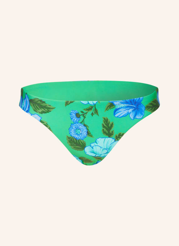 SEAFOLLY Basic bikini bottoms GARDEN PARTY, reversible GREEN/ BLUE/ TURQUOISE