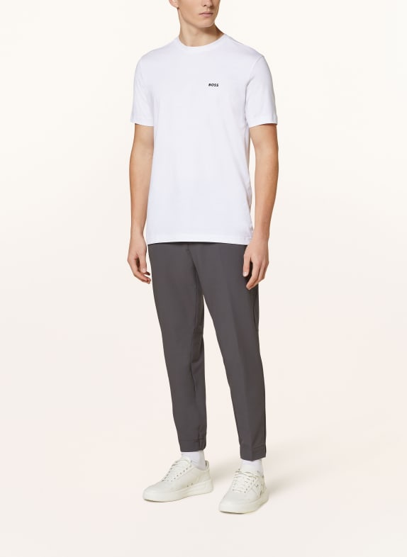 BOSS Tricou TEE ALB