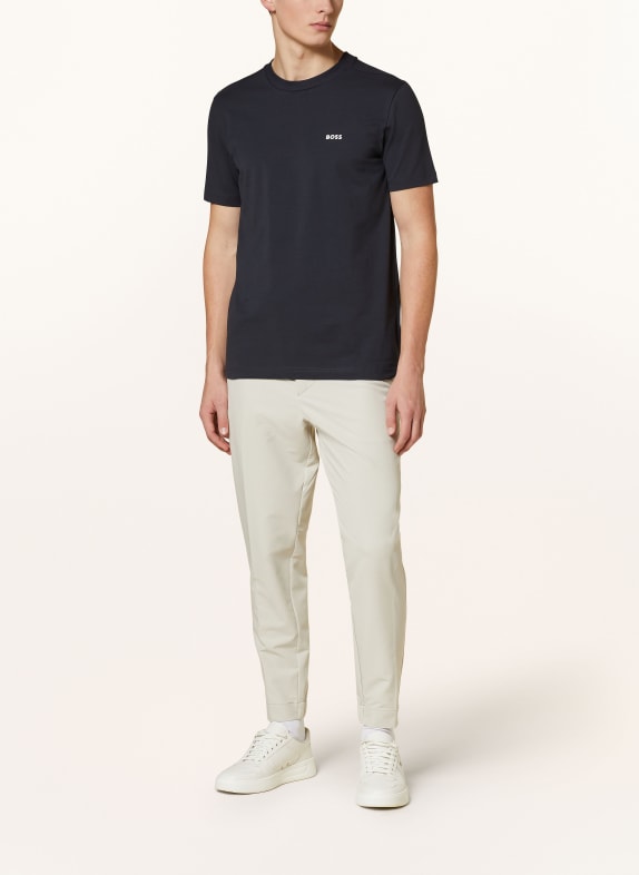 BOSS Tricou TEE ALBASTRU ÎNCHIS
