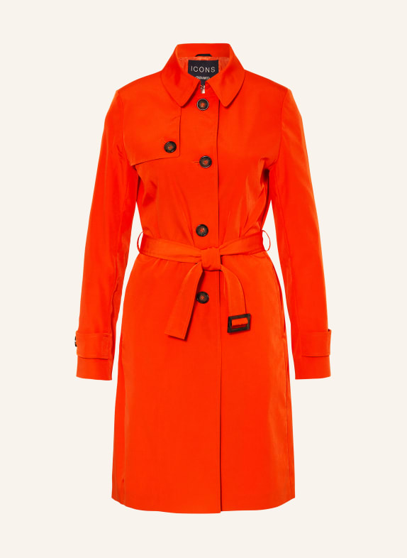 ICONS CINZIA ROCCA Trench coat RED