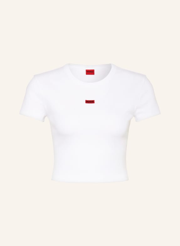 HUGO Cropped shirt DELUISA WHITE