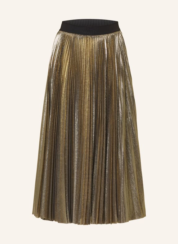 WEEKEND MaxMara Pleated skirt NURRA GOLD