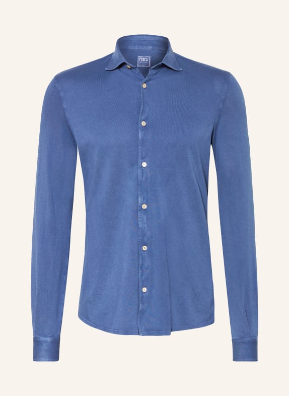 FEDELI Shirt STELVE extra slim fit BLUE