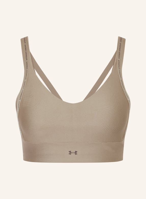 UNDER ARMOUR Sports bra INFINITY 2.0 TAUPE