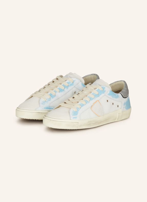 PHILIPPE MODEL Sneakers PRSX WHITE/ LIGHT BLUE