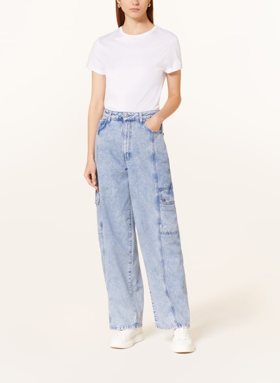 BOSS Cargojeans WIDE CARGO 425 MEDIUM BLUE