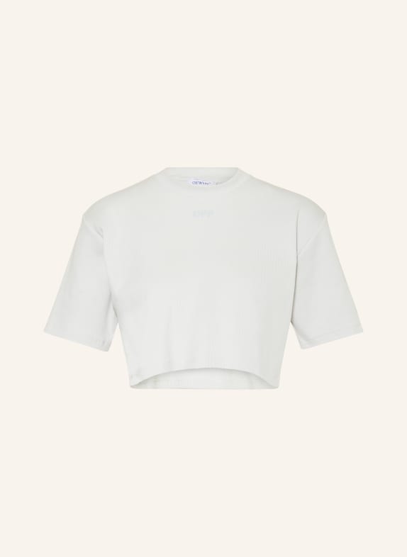Off-White Cropped-Shirt HELLBLAU