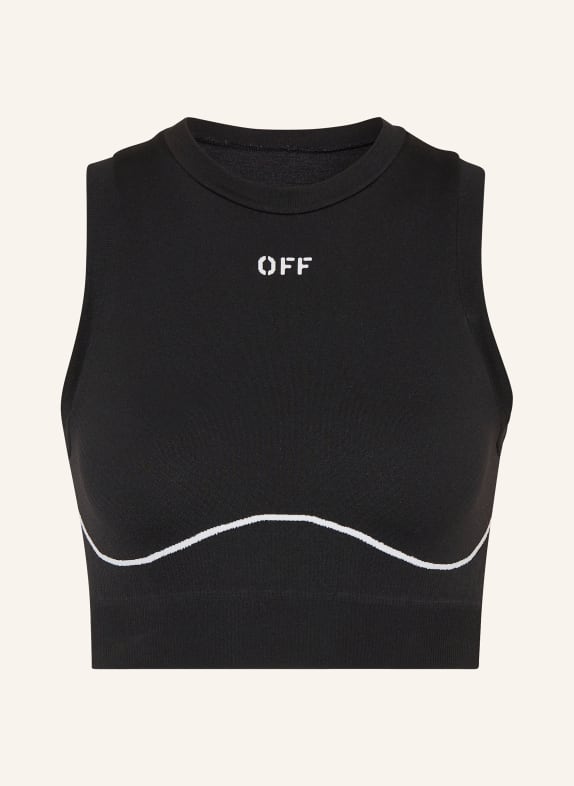 Off-White Cropped top BLACK