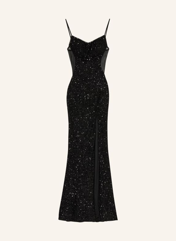 Hey Kyla Evening dress with sequins BLACK
