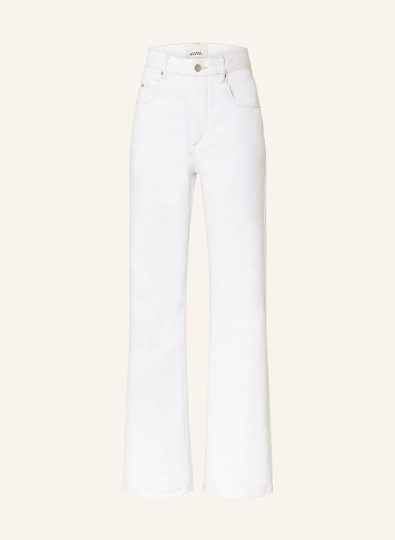 MARANT ÉTOILE Straight Jeans BELVIRA 20WH white