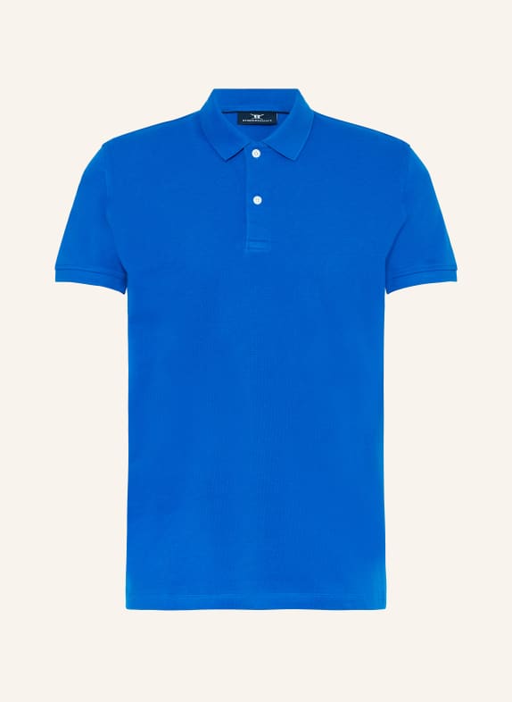 STROKESMAN'S Piqué polo shirt BLUE