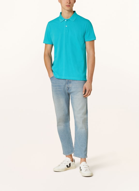 STROKESMAN'S Polo piqué TURQUOISE