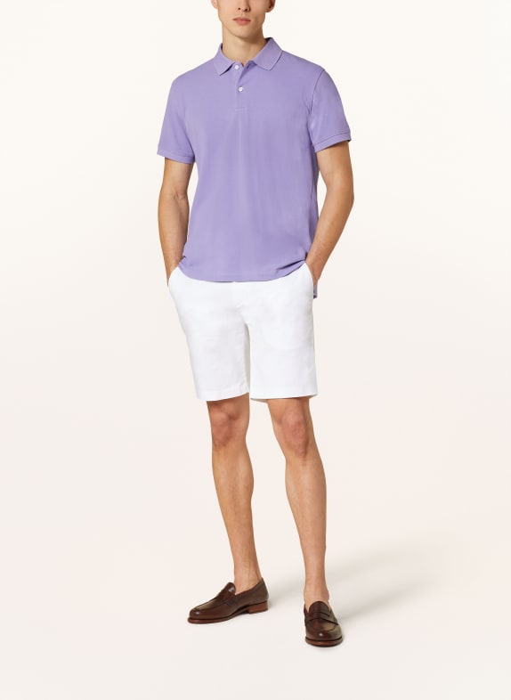 STROKESMAN'S Piqué-Poloshirt LILA