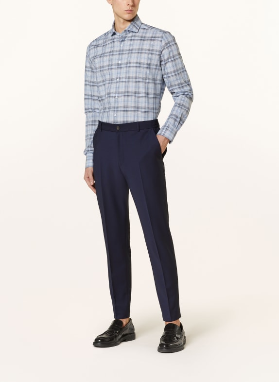 PAUL Overhemd Slim Fit BLAUW / LICHTBLAUW