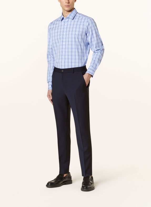 PAUL Slim fit skjorte LYSEBLÅ / BLÅ