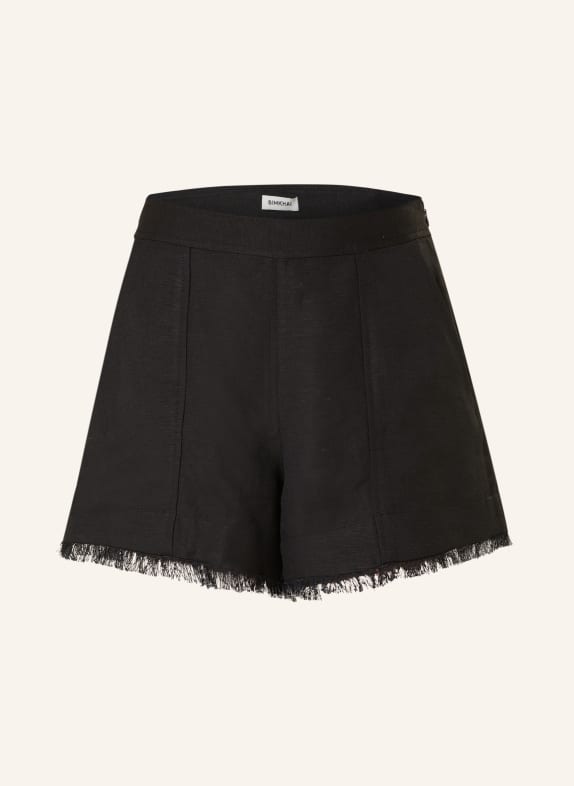 SIMKHAI Shorts DAX with linen BLACK