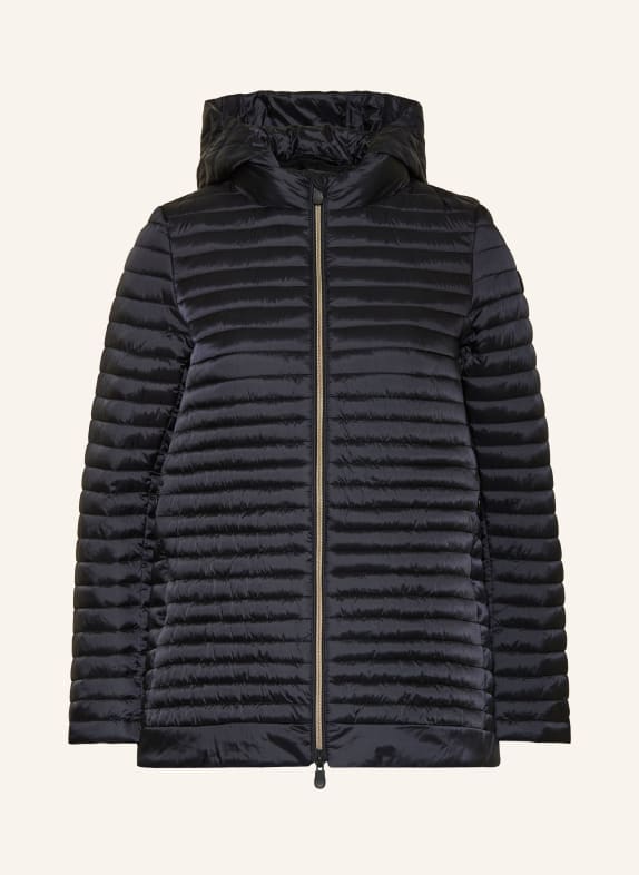 SAVE THE DUCK Quilted jacket IRIS ALIMA BLACK