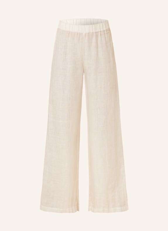 120%lino Linen trousers BEIGE